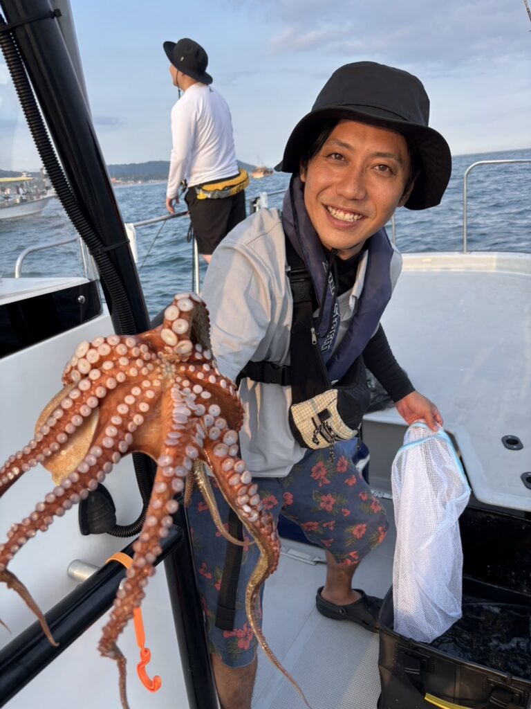 チャーター310 明石海峡 タコ釣り